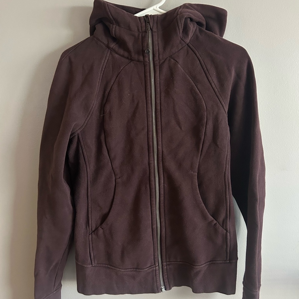 lululemon Purple Scuba Full Zip Hoodie